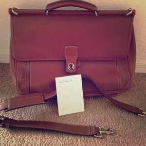 Brown Leather Coach Satchel
