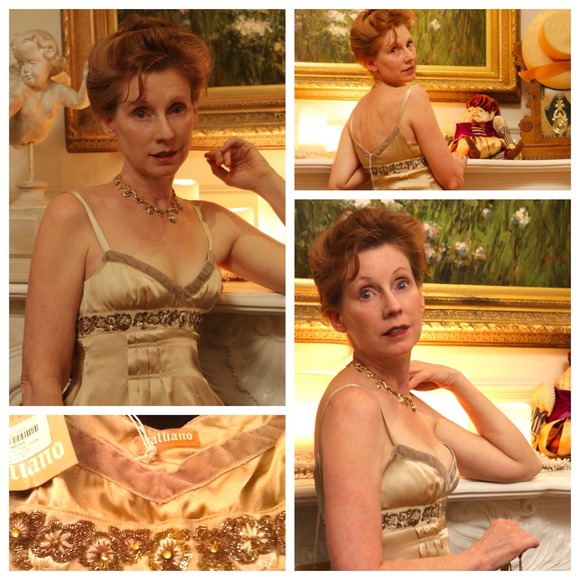 Fabulous Galliano (Dior) Hand Embroidered Silk Top - Picture 2 of 4