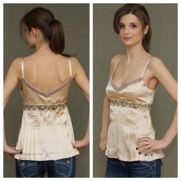 Fabulous Galliano (Dior) Hand Embroidered Silk Top - Picture 3 of 4