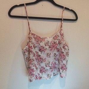 floral crop top