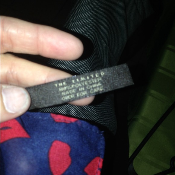 Lip print scarf from The limited