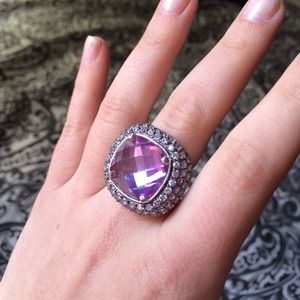 Purple stone ring