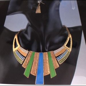 necklace with matching earrings