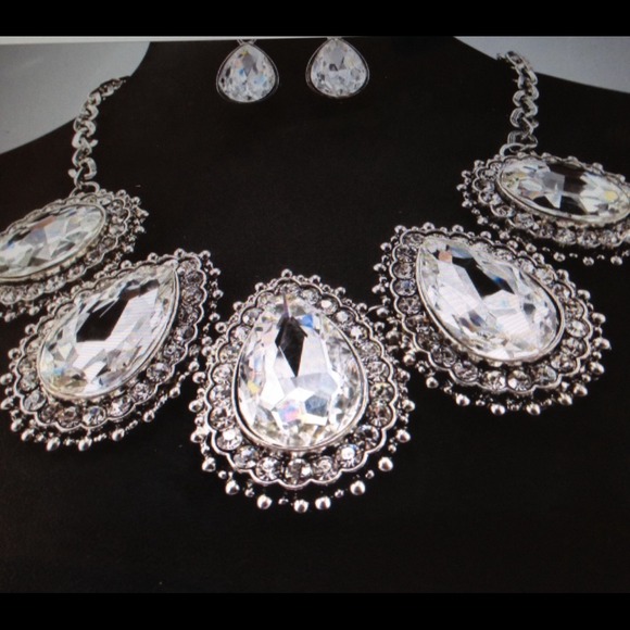 necklace with matching earrings