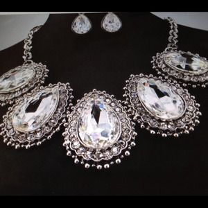 necklace with matching earrings