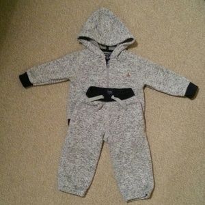 Baby boy sweat outfit and Tom's shoes