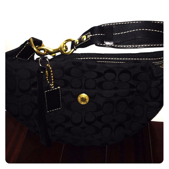 Authentic Coach Monogram Shoulder Bag - Picture 1 of 1