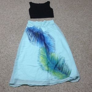 New York and company maxi skirt