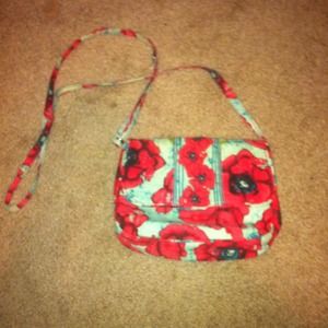 Small floral cross body purse