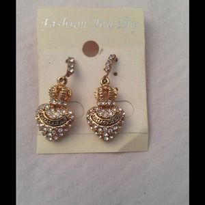 RESERVED!! Faux Juicy Couture Earrings & Ring