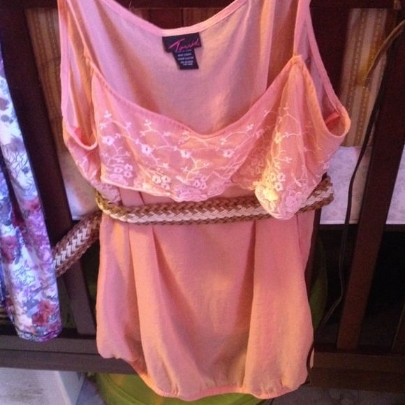 Oversize pink sheer shirt💢💢sale only today