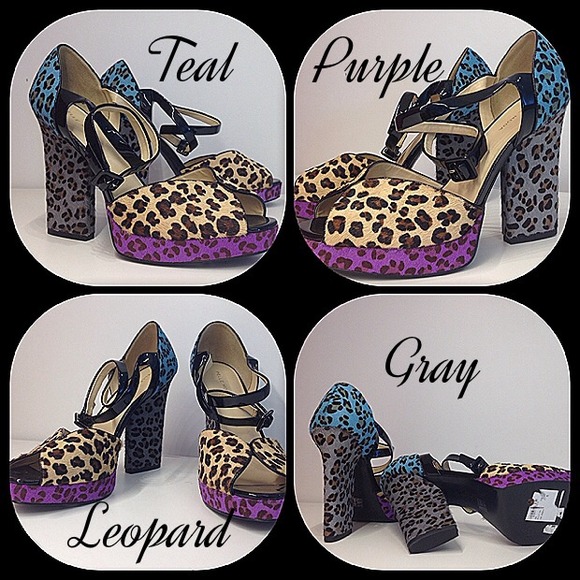 Pelle Moda Multi-Colored hair-calf pumps - Picture 2 of 4