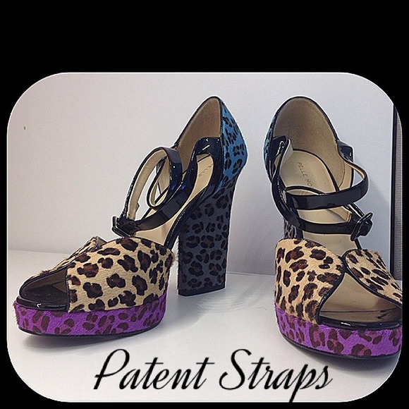 Pelle Moda Multi-Colored hair-calf pumps - Picture 4 of 4