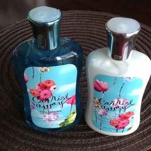 Shower gel; body lotion