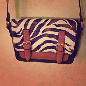 Animal Print Cross Body Bag