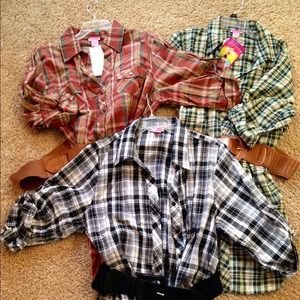 Belted shirts