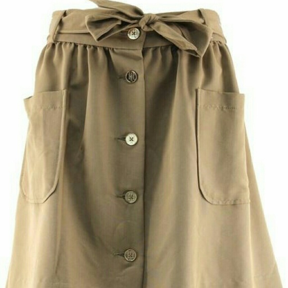 TOMMY HILFIGER self tie skirt bow nwot 18 plus 2x