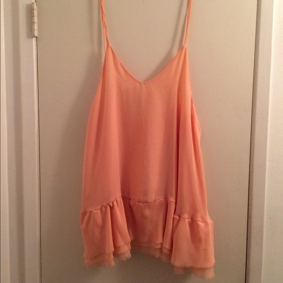 Brandy Melville Peach Grace Dress - Picture 3 of 4