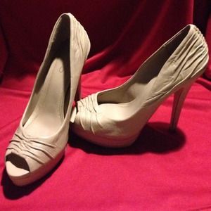 ALDO nude heels worn only once!