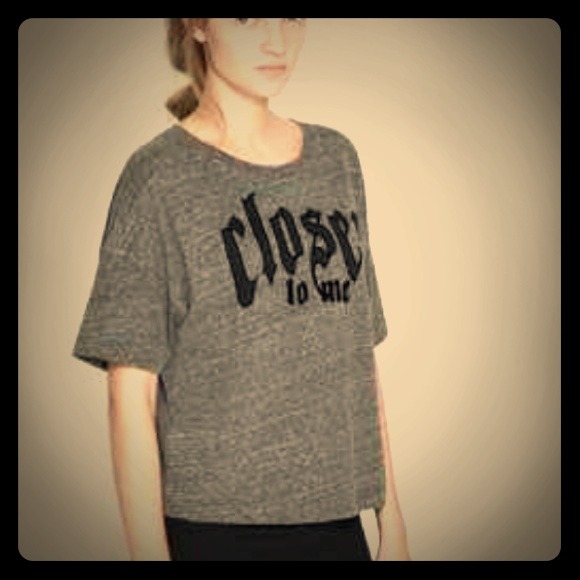 Zara Tops - ZARA Text T Shirt