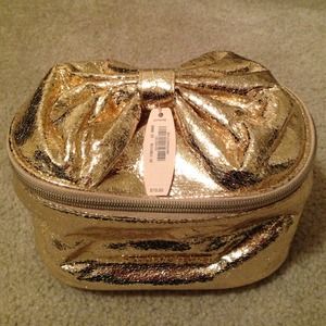Gold Makeup Bag