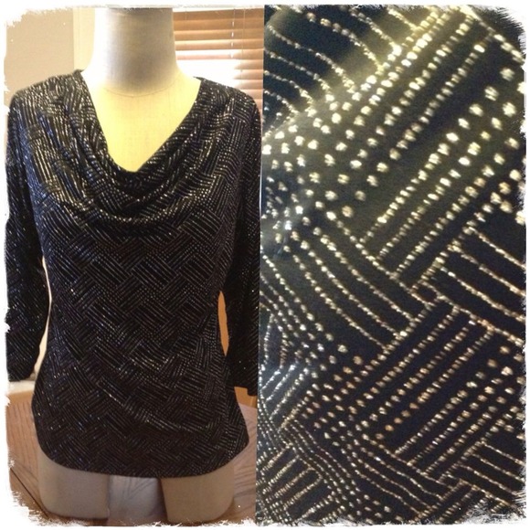 Black with glitter like sliver