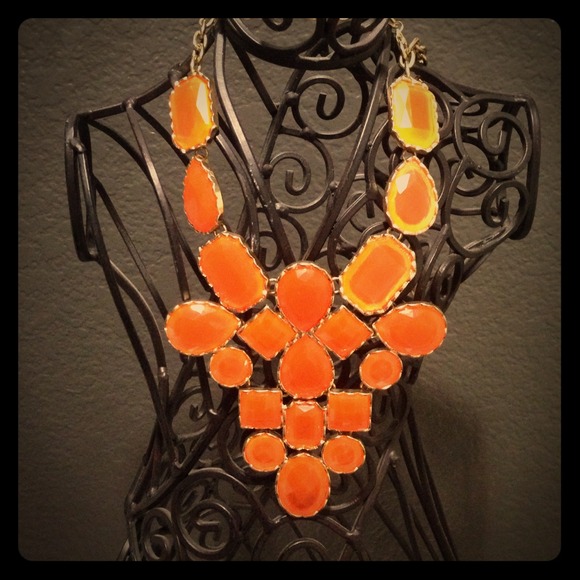 Orange necklace