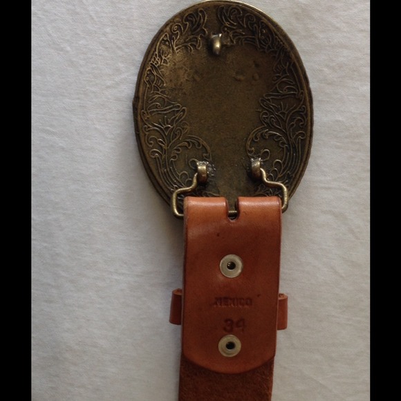 Unique Turquoise and leather Belt. One of a kind!