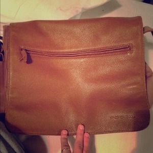 Brown leather FOSSIL satchel