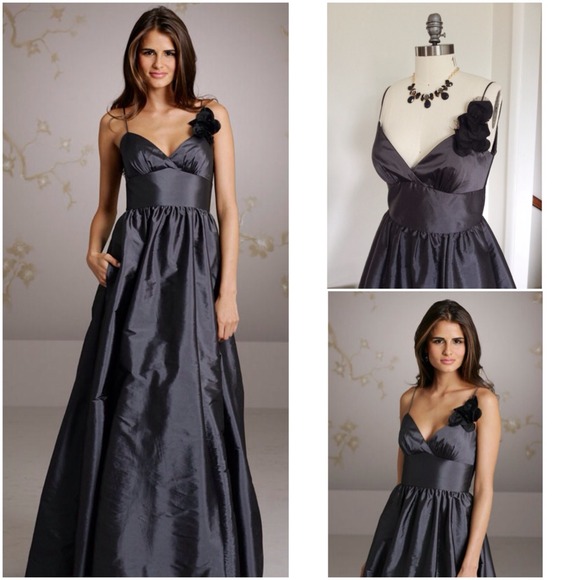 Charcoal Gray Party Dress