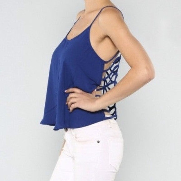 ❤️SALE❤️Gorgeous Coral Cage Back Top - Picture 3 of 4