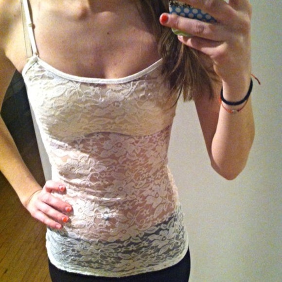 Floral Lace Cami - Picture 2 of 4