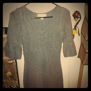 romantic sweater dress