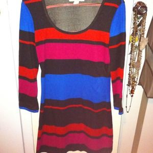 fitted sweater dress