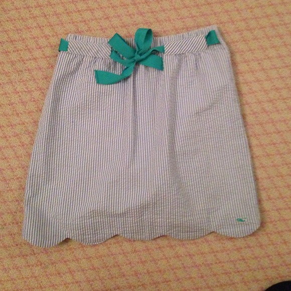 Vineyard Vines Youth Seersucker Skirt