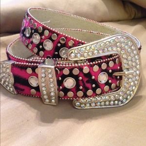 Rhinestone belt