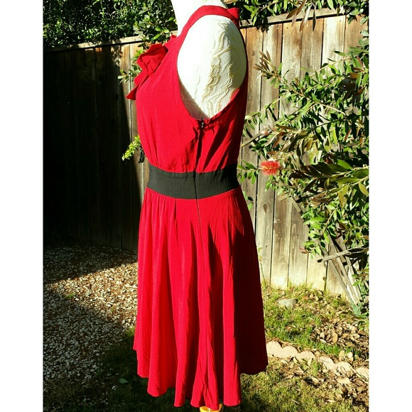 ☆HP☆ NWOT Style Watch Red Dress - Picture 3 of 4
