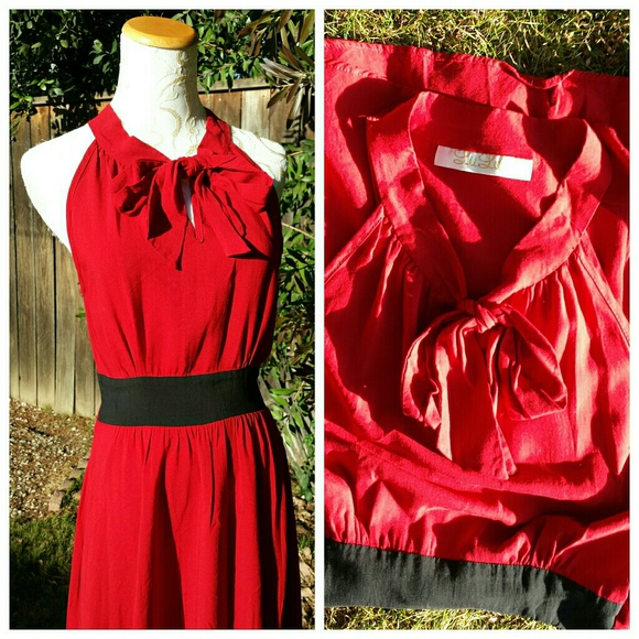 ☆HP☆ NWOT Style Watch Red Dress - Picture 4 of 4