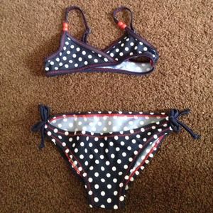 Little girls two piece bathing suit