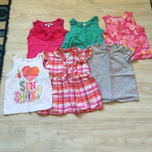 Little girl tank top bundle and 4tshorts/jeans