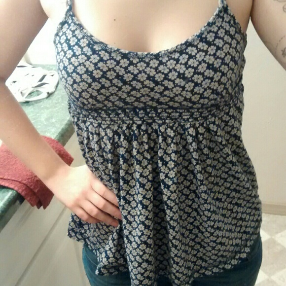 Aerie Tops - BUNDLE! Aerie Blue/White Tank Top & Billabong Tee