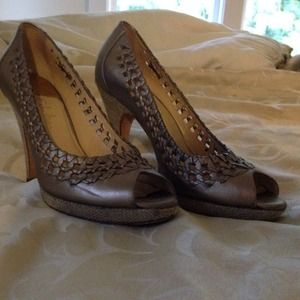 Cole Haan Nike Air woven golden heel