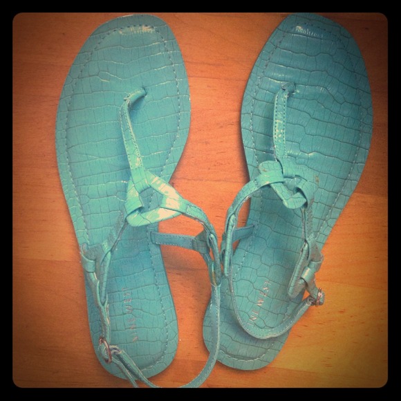 Nine West Shoes - Nine West turquoise ⚓️sandals size 7