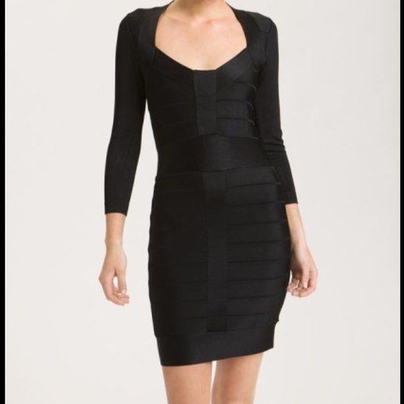 French Connection bandage bodycon iris dress sz4