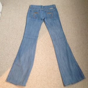 Frankie B's low rise flare jeans! Size 4