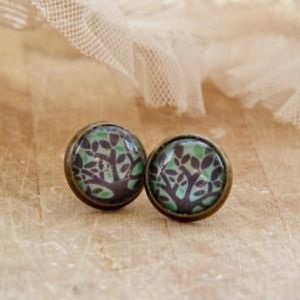 Handmade stud earrings