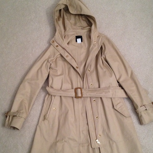 Jcrew khaki trench coat
