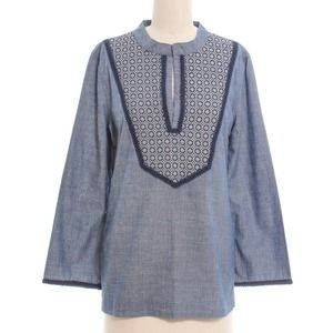 TORY BURCH Chambray Top