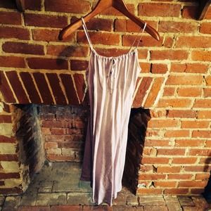 Gap linen lavender sun dress