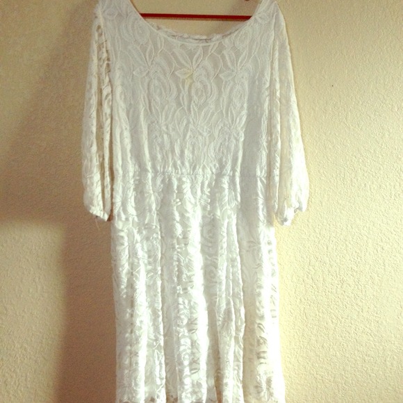 White Lace Dress